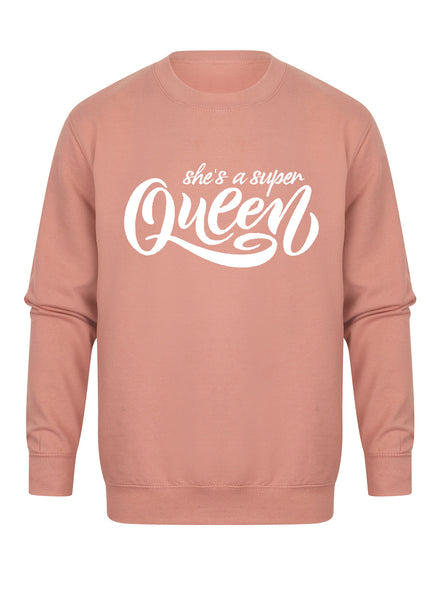 She's A Super Queen - Unisex Fit Sweater