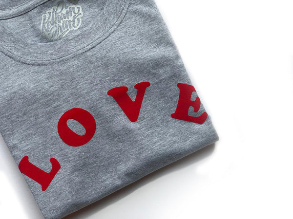 Love Wins - Velvet Flock - Unisex T-Shirt - available in Adults and Kids sizes