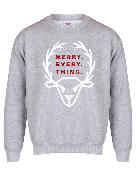 Merry. Every. Thing - Unisex Kids Sweater