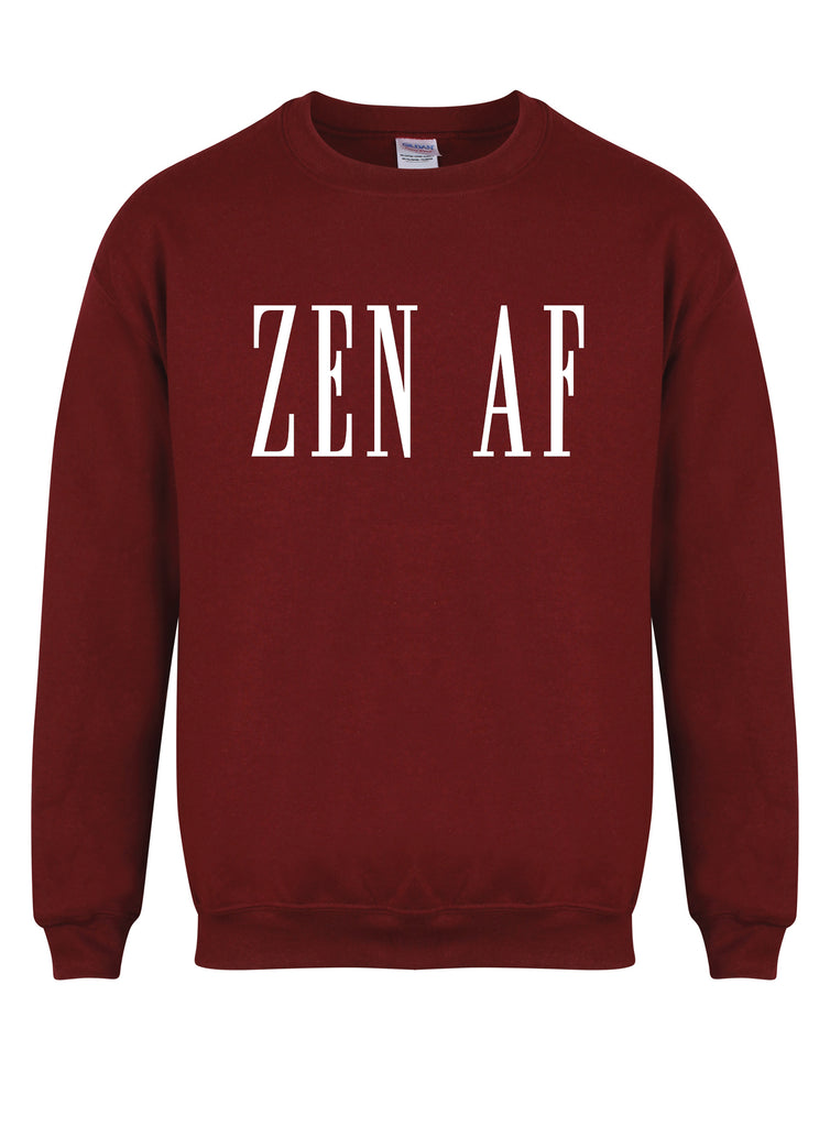Zen AF Unisex Fit Sweater Kelham Print