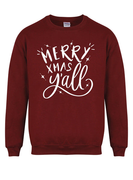 Merry Xmas Y'all - Unisex Fit Sweater