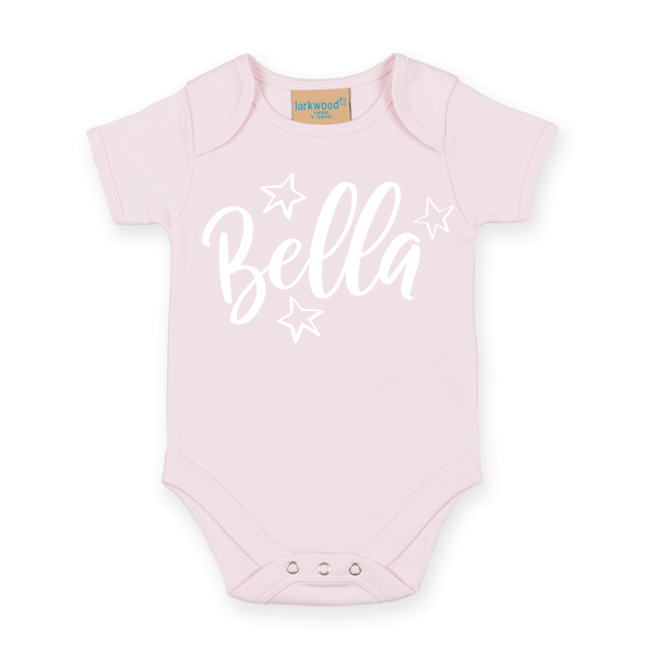 Personalised Name - Star - Babygrow