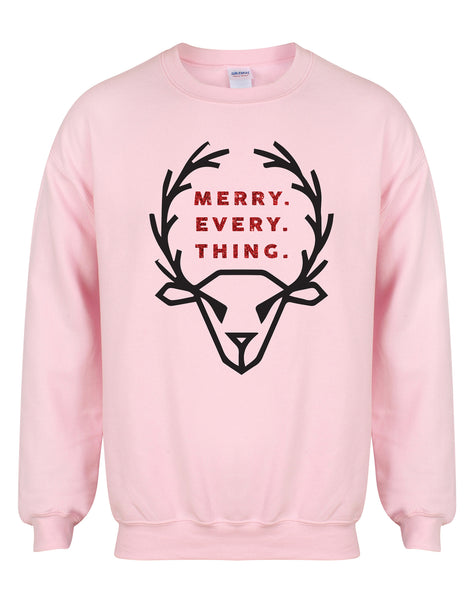 Merry. Every. Thing - Unisex Kids Sweater