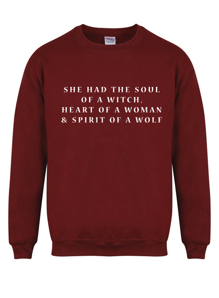 She Had The Soul of a Witch - Unisex Fit Sweater