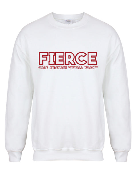 FIERCE- Block - Core Strength Vinyasa Yoga - Unisex Fit Sweater