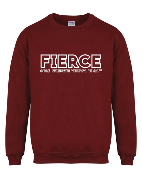 FIERCE- Block - Core Strength Vinyasa Yoga - Unisex Fit Sweater