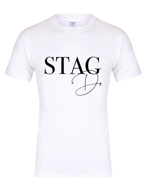 Stag Do - Semi Personalised - (Name on Back) - Unisex Fit T-Shirt