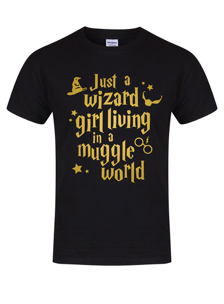 Just a Wizard Girl Living In A Muggle World - Unisex Fit T-Shirt