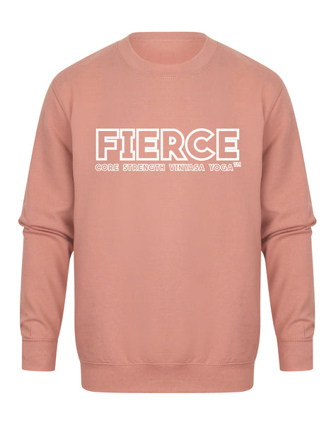 FIERCE- Block - Core Strength Vinyasa Yoga - Unisex Fit Sweater