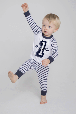 Personalised Birthday - Stripe Pyjama Sets