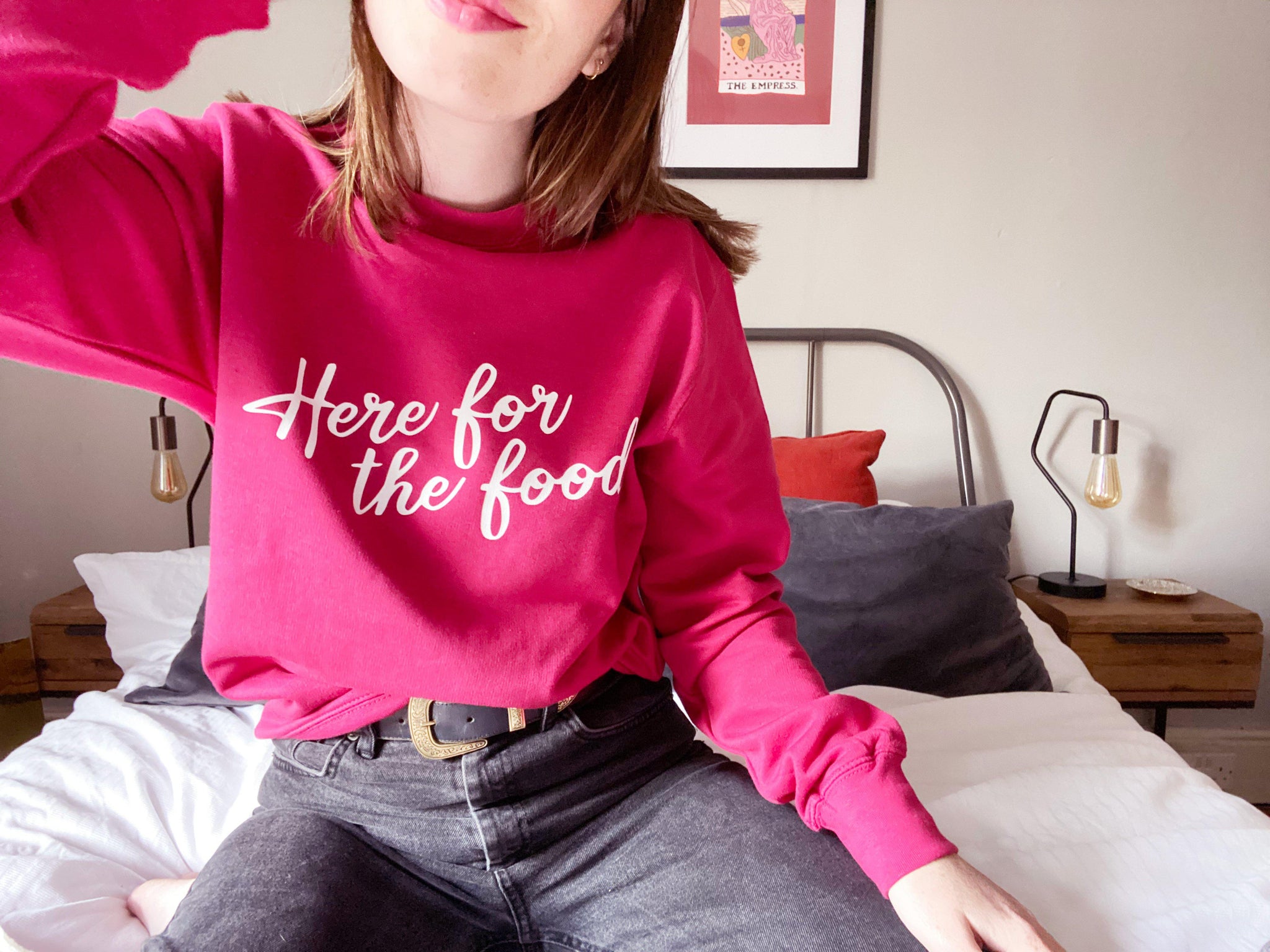 Here For The Food! - Unisex Fit Sweater