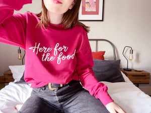 Here For The Food! - Unisex Fit Sweater