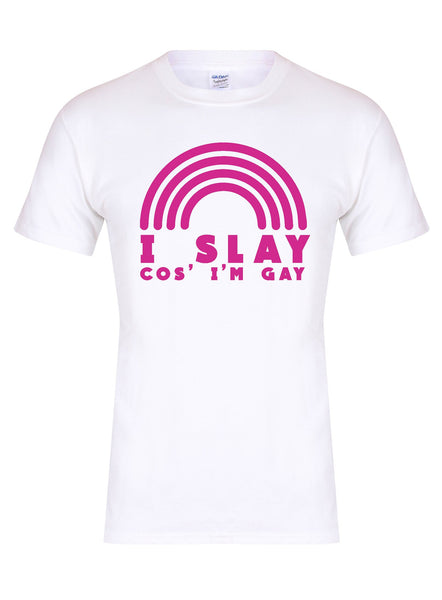 I Slay Cos' I'm Gay - Unisex Fit T-Shirt