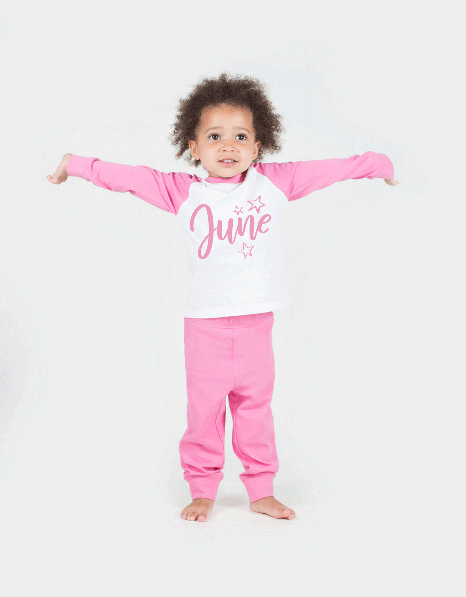 Personalised Name - Plain Pyjama Sets