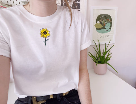 Sunflower Tee with free Sunflower Seeds - Unisex T-Shirt