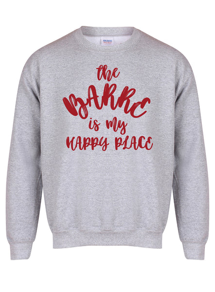 The Barre is my Happy Place - Unisex Fit Sweater