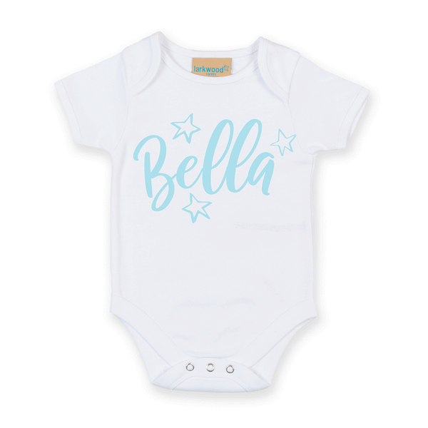 Personalised Name - Star - Babygrow