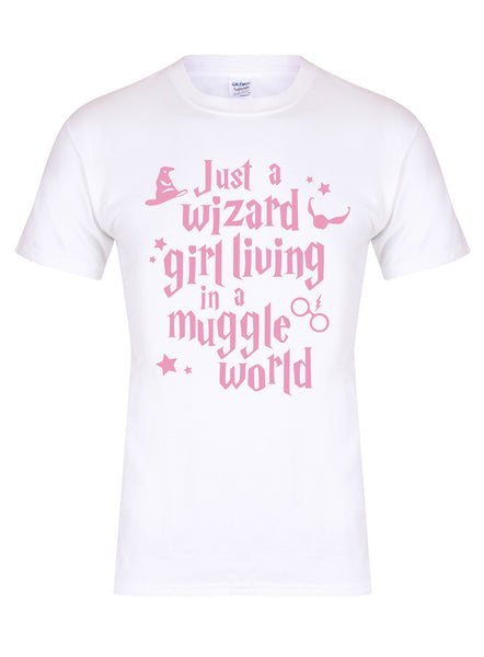 Just a Wizard Girl Living In A Muggle World - Unisex Fit T-Shirt