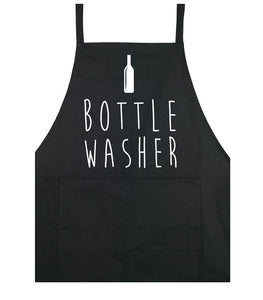 Bottle Washer - Apron - Black