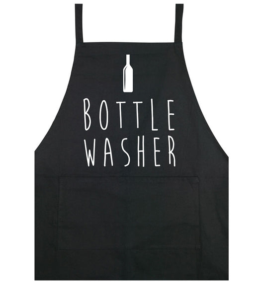 Bottle Washer - Apron - Black