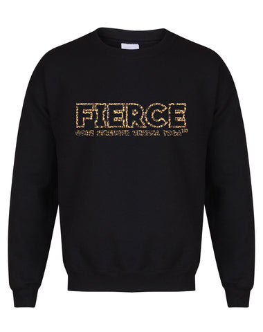 FIERCE- Block - Core Strength Vinyasa Yoga - Unisex Fit Sweater