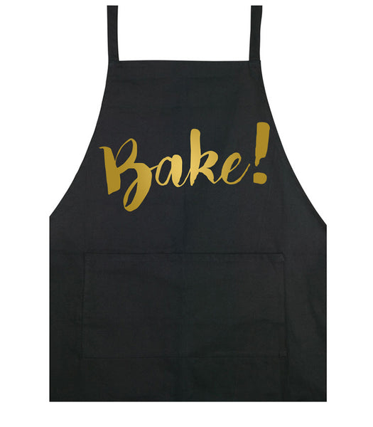 Bake! - Apron - Black