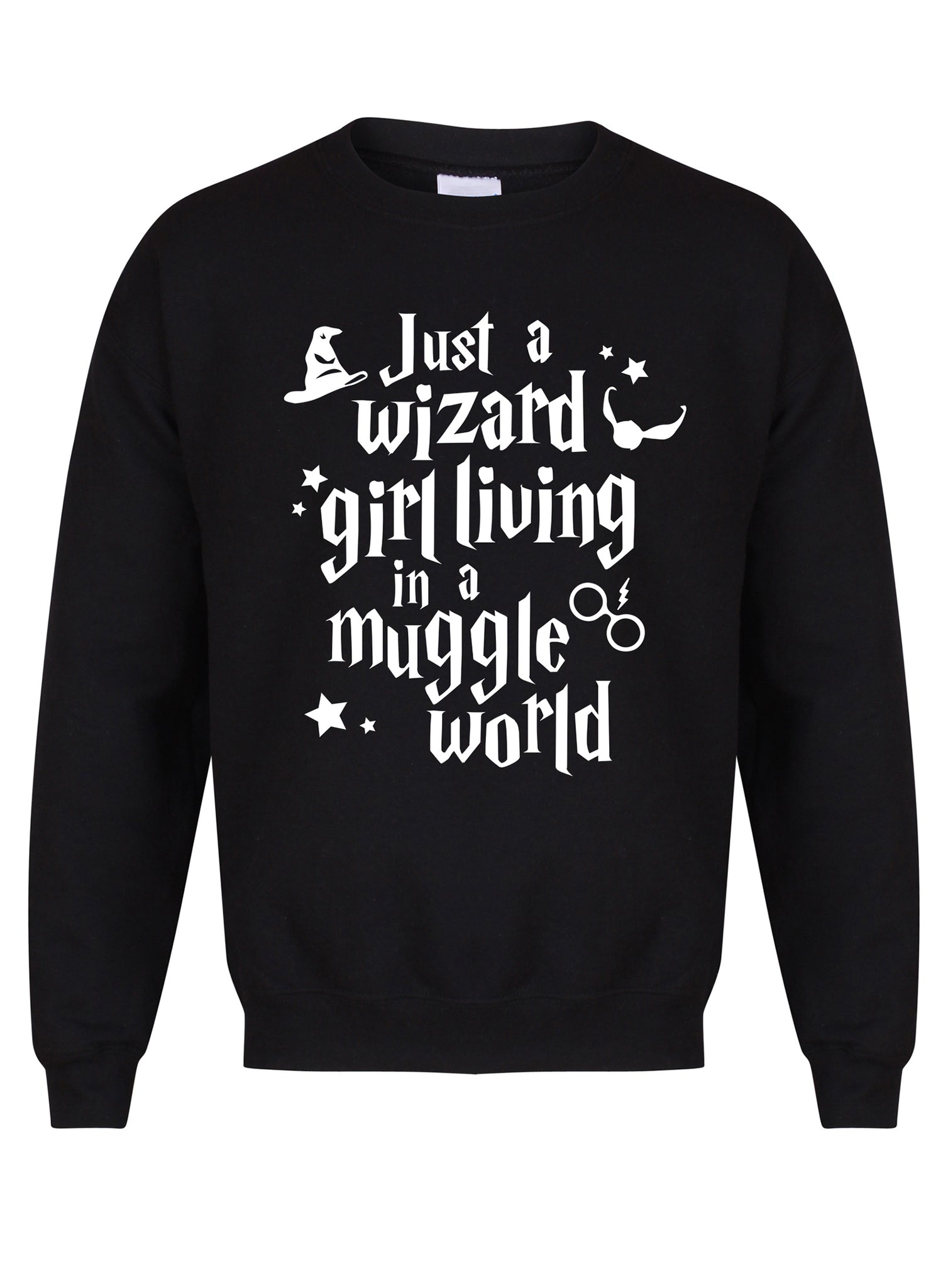 Just a Wizard Girl Living In a Muggle World - Unisex Fit Sweater