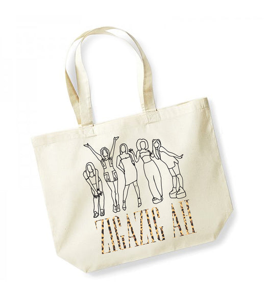 Zigazig Ah - Spice Girls - Large Canvas Tote Bag