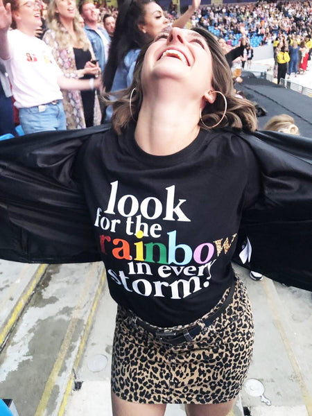 Look For The Rainbow In Every Storm - Unisex T-Shirt