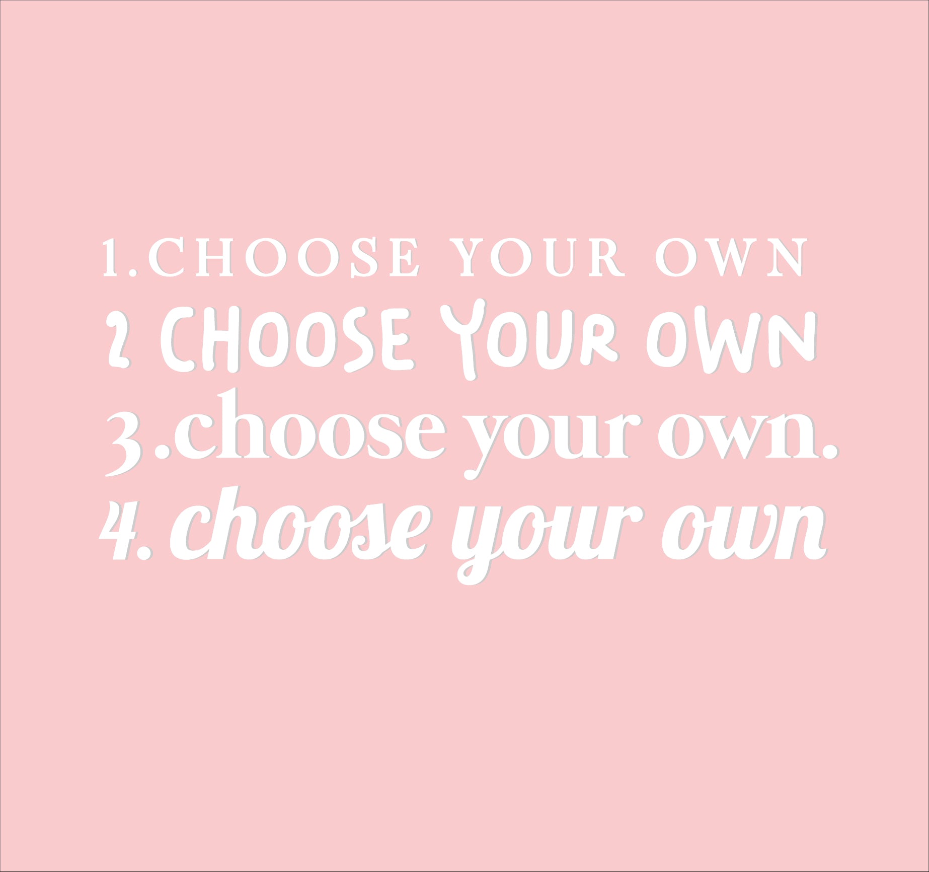 Choose Your Own Wording - Custom  - Mirror Decal