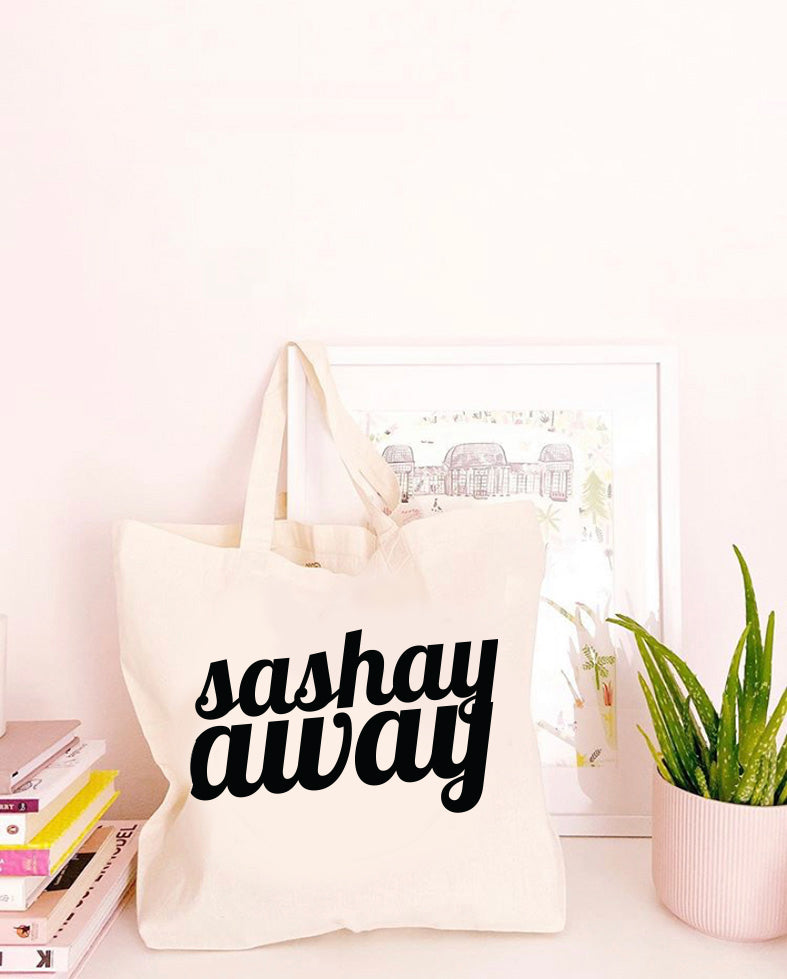 Sashay Away - Large Canvas Tote Bag