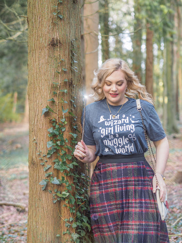 Just a Wizard Girl Living In A Muggle World - Unisex Fit T-Shirt