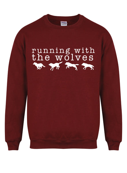Running With The Wolves - Unisex Fit Sweater