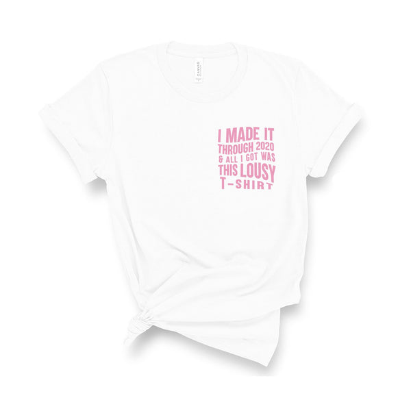 I Made It Through 2020 and All I Got Was This Lousy T-Shirt - Unisex Fit T-Shirt