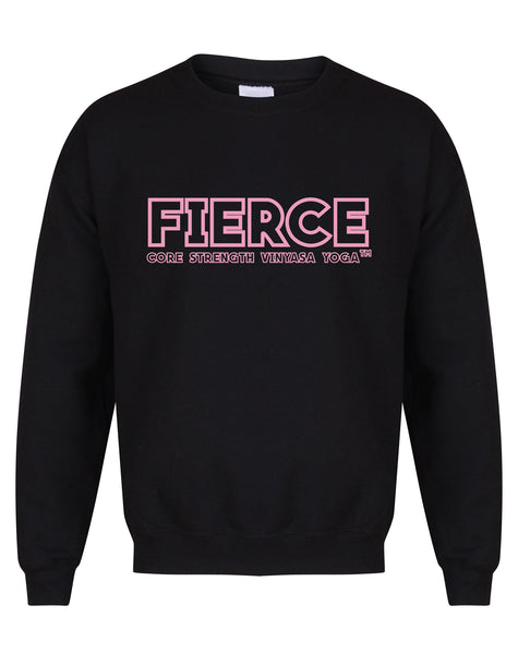 FIERCE- Block - Core Strength Vinyasa Yoga - Unisex Fit Sweater