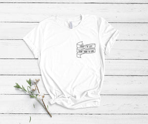 Sorry I'm Late I Didn't Want To Come - Pocket Design - Unisex T-Shirt