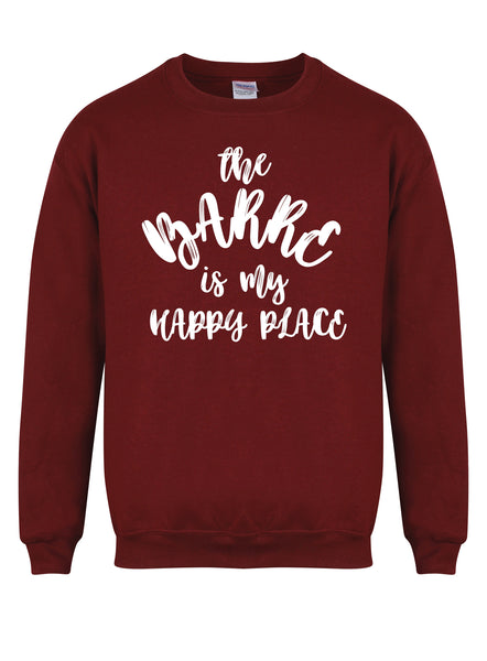 The Barre is my Happy Place - Unisex Fit Sweater