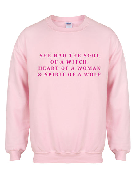 She Had The Soul of a Witch - Unisex Fit Sweater