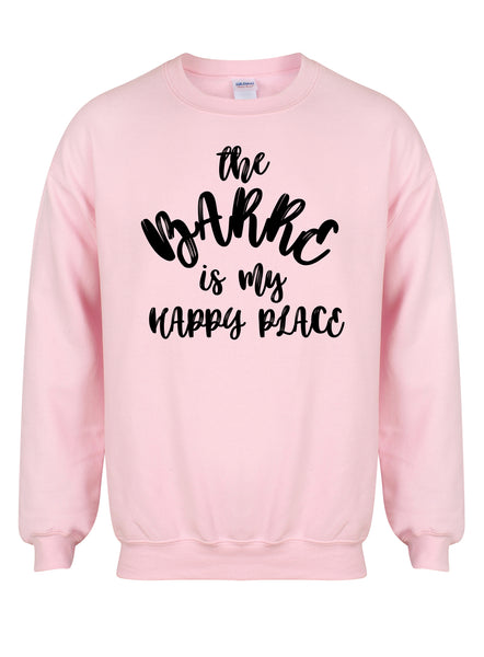 The Barre is my Happy Place - Unisex Fit Sweater