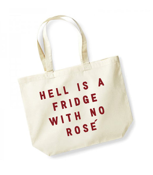 Hell Is a Fridge With No Rose - Large Canvas
