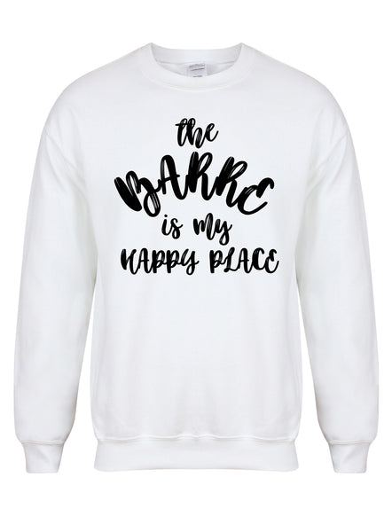 The Barre is my Happy Place - Unisex Fit Sweater