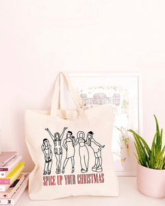 Spice Up Your Christmas - Large Canvas Tote Bag