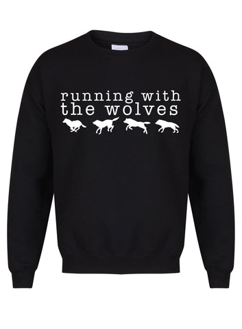 Running With The Wolves - Unisex Fit Sweater