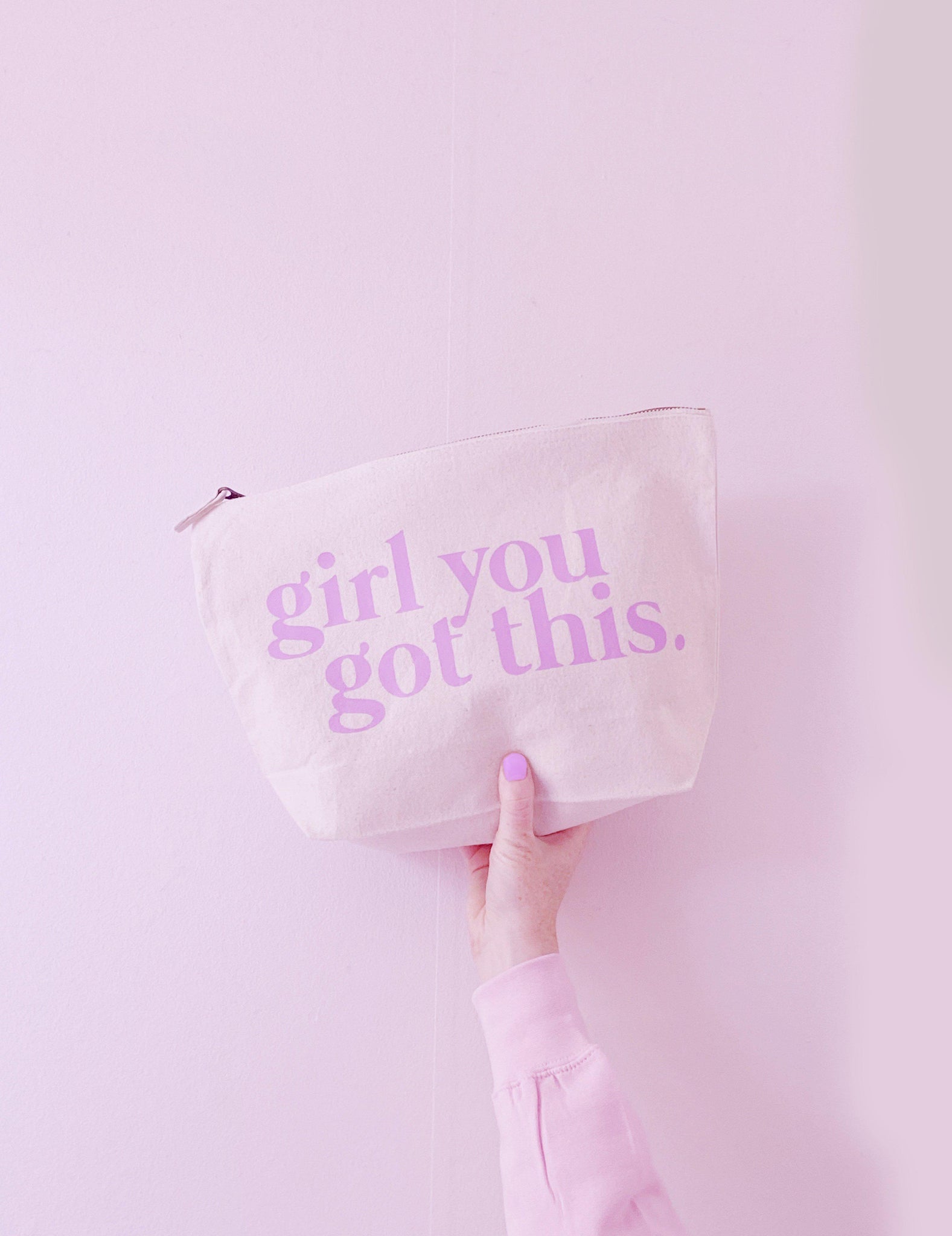 Girl You Got This - Make Up/Cosmetics Accessory Pouch - Two sizes Available