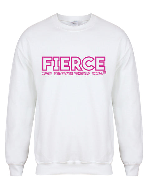 FIERCE- Block - Core Strength Vinyasa Yoga - Unisex Fit Sweater
