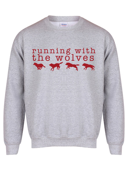 Running With The Wolves - Unisex Fit Sweater