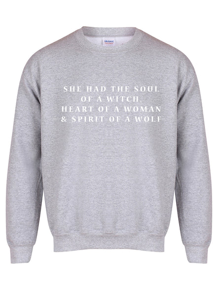 She Had The Soul of a Witch - Unisex Fit Sweater