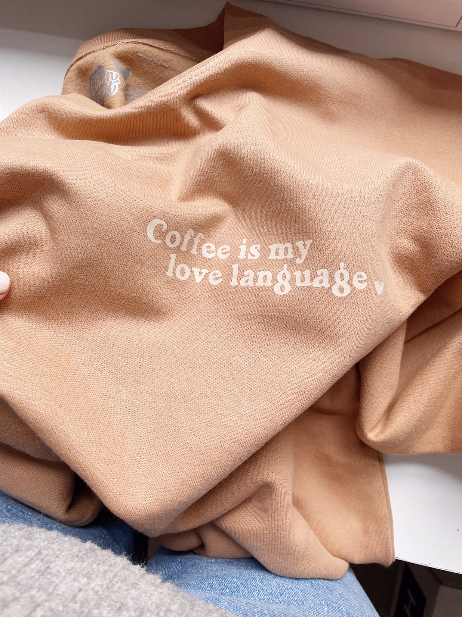 Customisable - Love Language - Unisex Fit Sweater