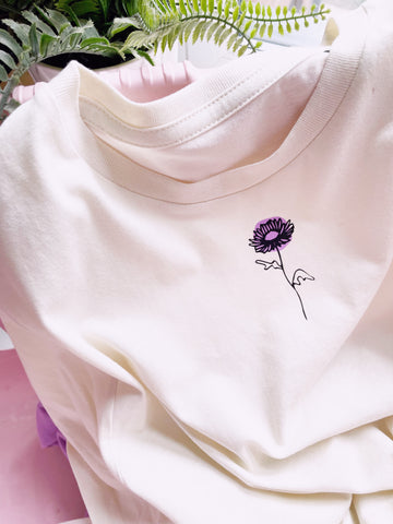 Birth Flower - Personalised - Unisex Fit T-Shirt