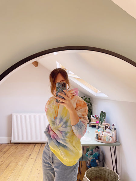 Tie-Dye - Unisex Fit Hooded Sweater - Customisable
